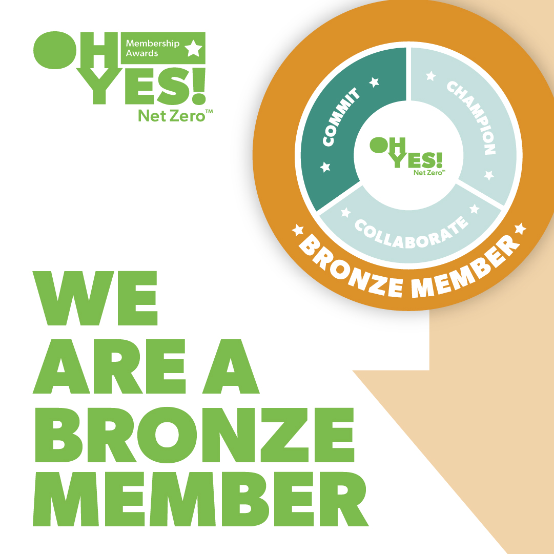 Certificate to show bronze award